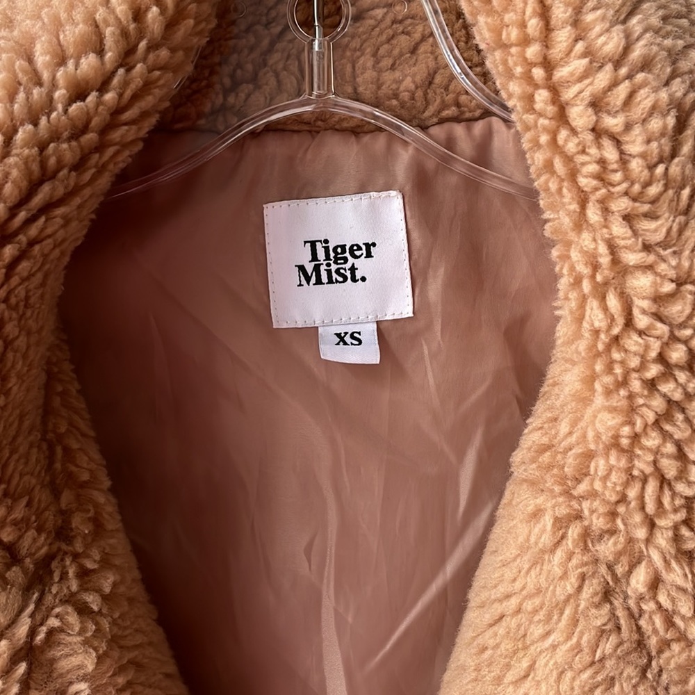 Tiger Mist Tan Bomber Jacket - Picture 5 of 7